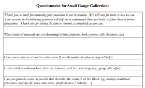 CollectionQuestionnaire